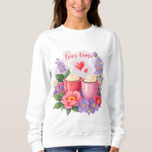 Cute Valentijnskaarten Cocomakken met Bloemen & Ha