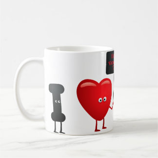 Cute Valentine Characters Mug - Happy Valentine's  Koffiemok