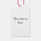 Cute Valentine Cocoa Mugs with Flowers & Hearts Cadeaulabel (Achterkant)