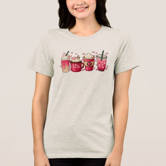 Cute Valentine Coffee Valentine’s Day Shirt Gift (Voorkant)