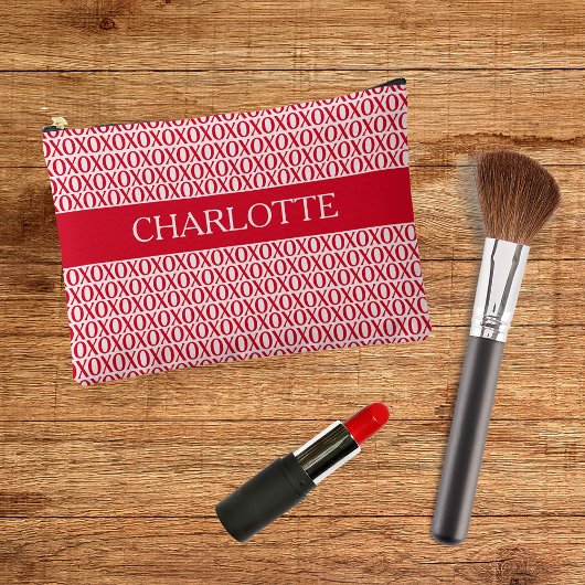 Cute Valentine Day XOXO Red And Pink Etui