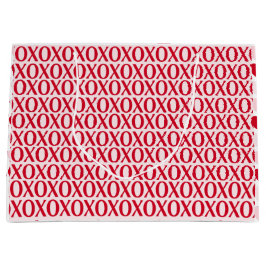 Cute Valentine Day XOXO Red And Pink Groot Cadeauzakje