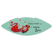 Cute Valentine Design American Football (Paneel)