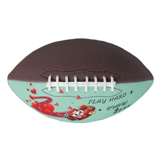 Cute Valentine Design American Football (Voorkant)