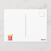 Cute Valentine French Fries Pun Briefkaart (Achterkant)