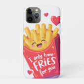 Cute Valentine French Fries Pun Case-Mate iPhone Case (Achterkant)