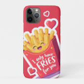 Cute Valentine French Fries Pun Case-Mate iPhone Case (Achterkant)