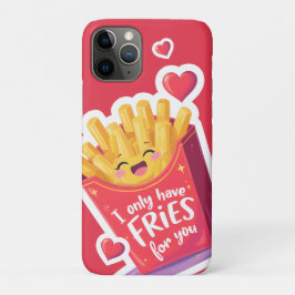 Cute Valentine French Fries Pun Case-Mate iPhone Case