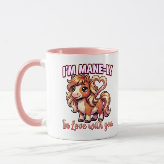 Cute Valentine Horse – I’m Mane-ly in Love Mok (Links)