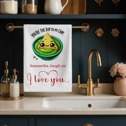 Cute Valentine Kitchen Towel Funny Food Quotes Theedoek