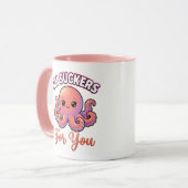 Cute Valentine Octopus – I’m Suckers for You Mok (Voorkant links)