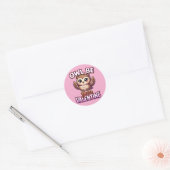 Cute Valentine Owl – Owl Be Your Valentine Ronde Sticker (Envelop)