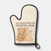 Cute Valentine’s Day Bear Oven Mitt for Mom  Ovenwant (Voorkant)