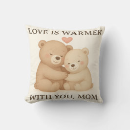 Cute Valentine’s Day Bear Pillow for Mom – Gift Kussen