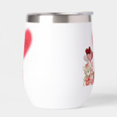 Cute Valentine Stemless Wine Tumbler (Links)