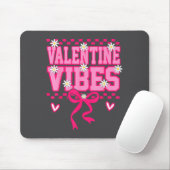Cute Valentine Vibes Smile Face Valentines Day Gir Muismat (Met muis)