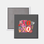 Cute Valentine Xoxo Funny Valentine Hearts Lover G Magneet (Voorkant / Achterkant)