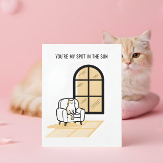 Cute Valentines Day Card You’re My Spot in Sun Feestdagenkaart