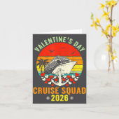 Cute Valentines Day Cruise 2026 Matching Cruise Fo Kaart (Gele Bloem)