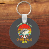 Cute Valentines Day Cruise 2026 Matching Cruise Fo Sleutelhanger (Voorkant)