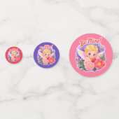 Cute Valentine's Day Cupid with "Be Mine" Confetti (Voorkanten)