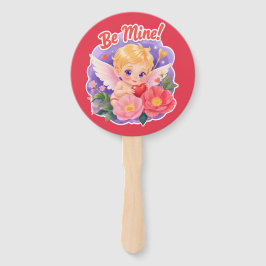 Cute Valentine's Day Cupid with "Be Mine" Handwaaier