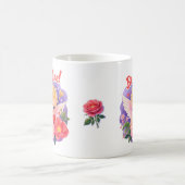 Cute Valentine's Day Cupid with "Be Mine" Koffiemok (Center)