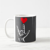 Cute Valentines Day I Love You Hand Sign Language  Koffiemok (Links)