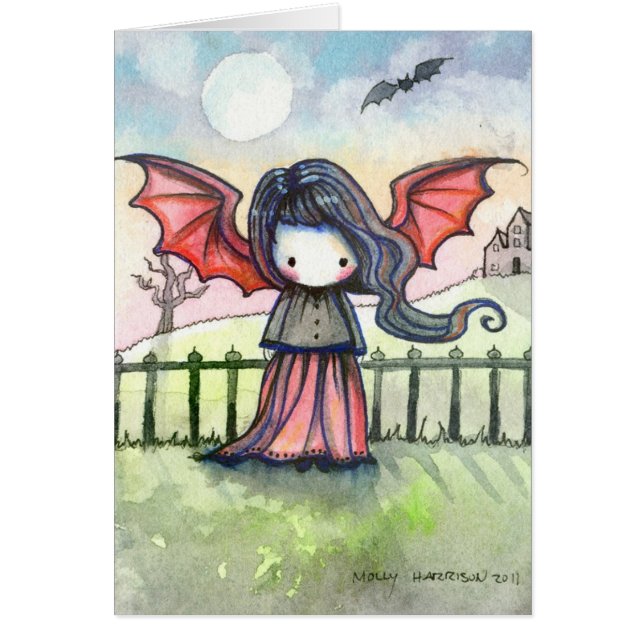 Cute Vampierkaart (Voorkant)
