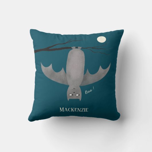 Cute Vampire Bat Persoonlijk Kussen (Achterkant)