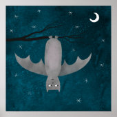 Cute Vampire Bat Poster (Voorkant)