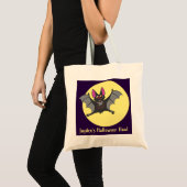 Cute vampire bat snoep sack tote bag (Voorkant (product))