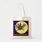 Cute vampire bat snoep sack tote bag (Voorkant)