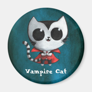 Cute Vampire Cat Magneet