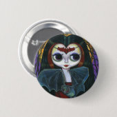 Cute Vampire Doll Button (Voorkant /achterkant)