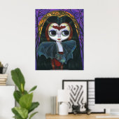 Cute Vampire Doll Poster (Thuiskantoor)