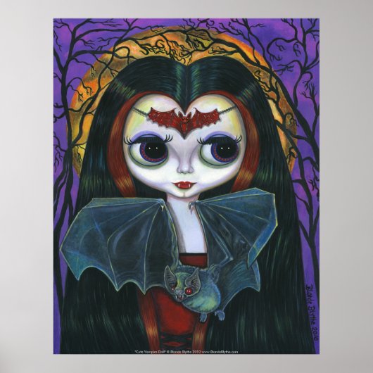 Cute Vampire Doll Poster (Voorkant)