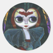 Cute Vampire Doll Sticker (Voorkant)