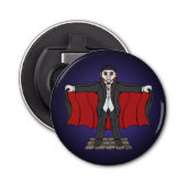 Cute Vampire/Dracula Button Flesopener (Voorkant)