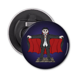 Cute Vampire/Dracula Button Flesopener