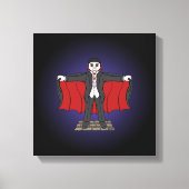 Cute Vampire/Dracula Canvas Afdruk (Voorkant)