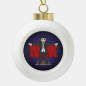 Cute Vampire/Dracula Keramische Bal Ornament (Voorkant)