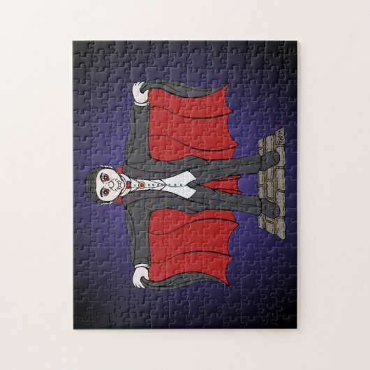 Cute Vampire/Dracula Legpuzzel (Verticaal)
