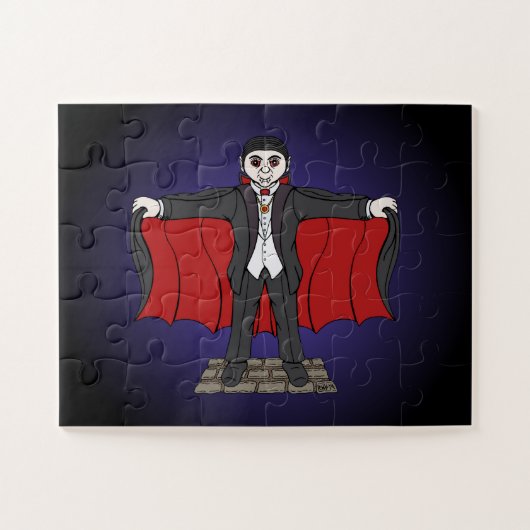 Cute Vampire/Dracula Legpuzzel (Horizontaal)