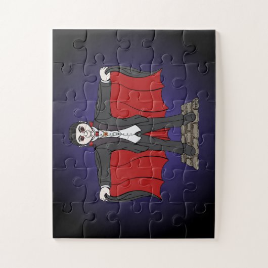 Cute Vampire/Dracula Legpuzzel (Verticaal)