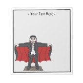 Cute Vampire/Dracula Notitieblok (Voorkant)