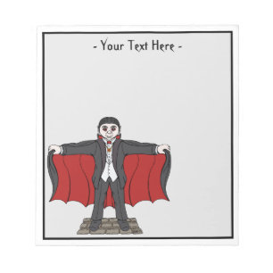 Cute Vampire/Dracula Notitieblok