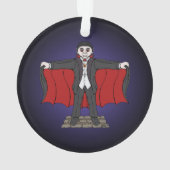 Cute Vampire/Dracula Ornament (achterkant)