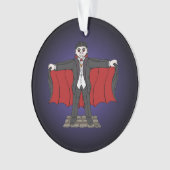 Cute Vampire/Dracula Ornament (voorkant)