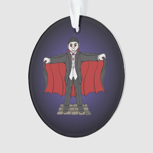 Cute Vampire/Dracula Ornament (voorkant)